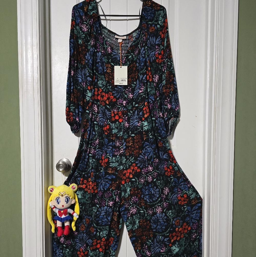 Knox Rose Multicolor Floral Jumpsuit